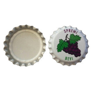 Tappo Corona Uva C/Vipla D 26 Mm Cf 100 Pz- Commerciale Imballaggi- 1,0 Confezione