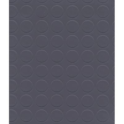 Copri Pavimento Pvc Bollettato Effe Grigio Scuro Mm 1,0 H.Cm 100 Mt 25