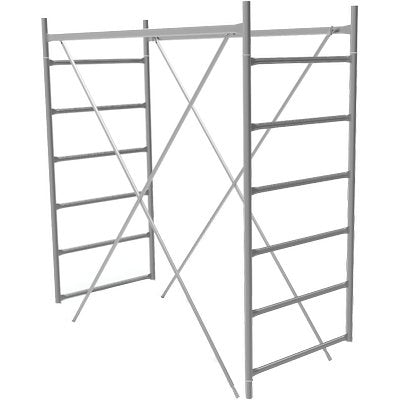 Alzata X Trabattello Grim Eu 75 Marchetti - Acciaio Zincato Cm 165X76 H. Cm 90