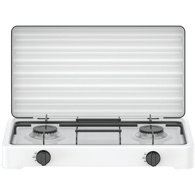 Fornello Gas Flame 2 Domus Acciaio Verniciato Bruciatore 2 Kw 4,4