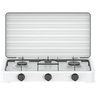 Fornello Gas Flame 3 Domus Acciaio Verniciato Bruciatore 3 Kw 5,4