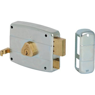 Serratura Legno Applicare 50521 Cisa C.Tondo Fisso M2+Tirante E.Mm 60 Sx