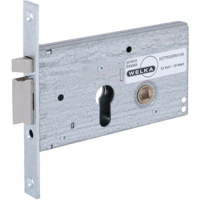 Serratura Metallo Infilare Elettrica 302 Welka B.Q Zinc F.Mm 16 F.Sa+Scr+F H.Mm 78 E.Mm 60 Dx/Sx