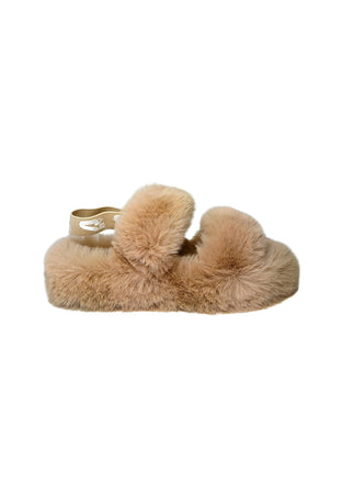 MASSIMO SANTINI Scarpe Donna Massimo Santini Sandalo MERIDA in pelliccia NAT Fur/elast. da donna