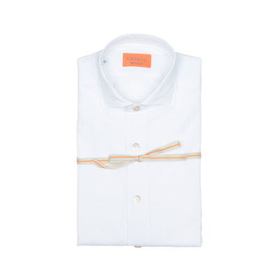 GRIGIO Camicia Uomo Grigio Silk Sucher da uomo