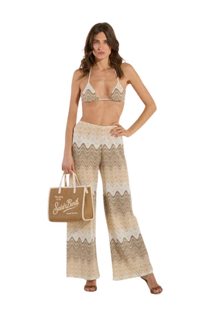 SAINT BARTH Pantalone Donna lurex da donna