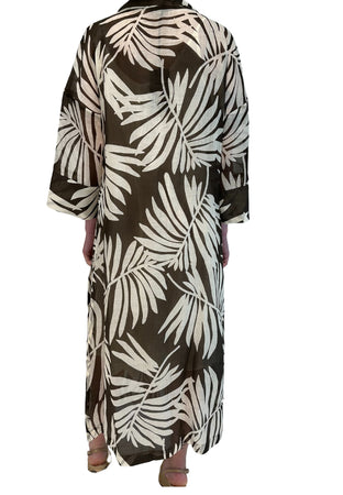 SEVENTY Cappotto Donna Seventy stampa palma da donna