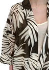 SEVENTY Cappotto Donna Seventy stampa palma da donna