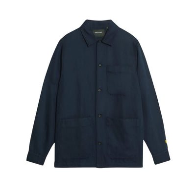 LYLE & SCOTT Camicia Lyle & Scott Linen Blend Overshirt da uomo