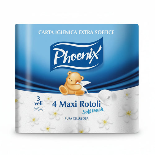 Carta Igienica Extra Soffice 'Phoenix' Conf. 4 Rotoli