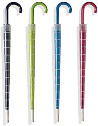 Ombrello Automatico Salvagoccia In Nylon Tinta Unita Con Bicchiere Raccogligoccia Colori Assortiti