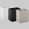 Portaspazzolini Quadrotto Bianco - - Gedy