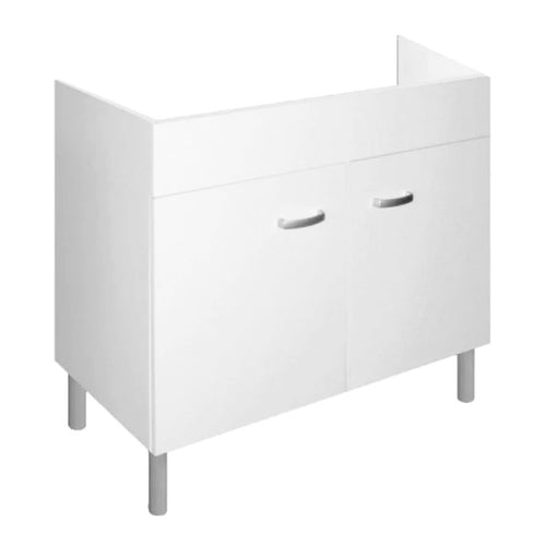 Mobile Sottolavello Cucina In Legno Nobilitato Per Lavelli Inox - Dimensioni: Cm (Lxpxh)= 80X50X66 Noce