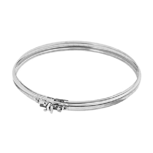 Fascetta Di Bloccaggio Per Canne Fumarie Monoparete In Acciaio Inox Aisi 304 - Ø100 - Euf