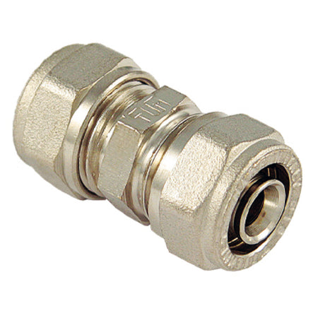 Raccordo Diritto Intermedio A Stringere Per Tubo Multistrato Modello Al-Cobrapex - Ø25 - Tim