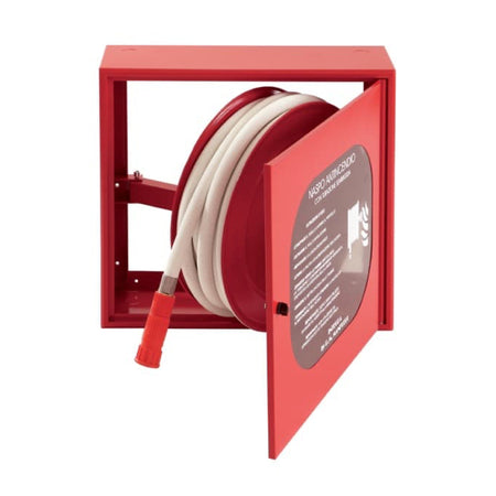 Cassetta Naspo Uni25 A Parete Verniciata Rossa Serie Airone Evo - 25 Mt - Maf