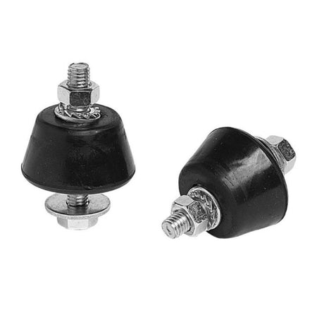 Supporto Antivibrante Per Staffe Di Condizionamento In Gomma Nera - Dimensioni :35X25 - Portata 50 Kg Per Kit - Vec