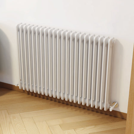 Radiatore Da Arredo Bianco Modello Ardesia H.656/Int.600 Mm - 3 Colonne 6 Elementi - Cor