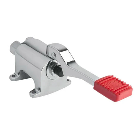 Rubinetto Monoacqua Cromato A Miscelazione Progressiva Installazione A Pavimento Con Pedale - 1/2 - Idl