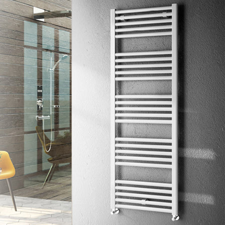 Radiatore Termoarredo Scaldasalviette Bianco Con Tubolari Ø25Mm Modello Anna - Mm 1454X450 Watt 586 Int. 400 - Cor