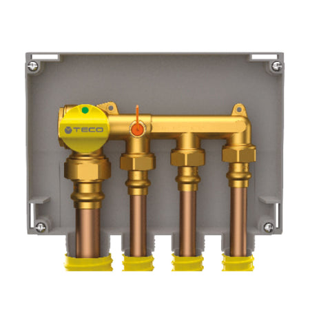 Collettore Gas Mono-Intercettazione Tre Vie A Una Manopola Modello K2.4 - 3/4 - Tec