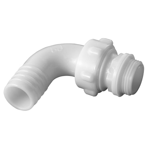 Raccordo Portagomma Femmina Tre Pezzi Curvo A 90 ° Con Accoppiamento Conico Per Tubi Flessibili - 1X30 H.102 - Buc