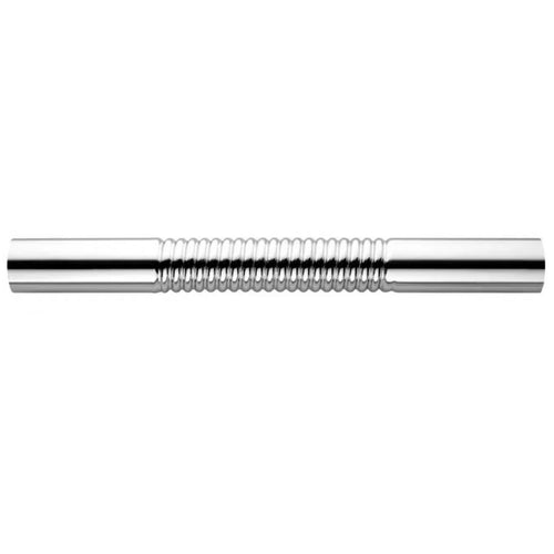 Tubo Canotto Dritto Flessibile Per Scarico Wc In Ottone Cromato - Ø32X250 Mm - Hid