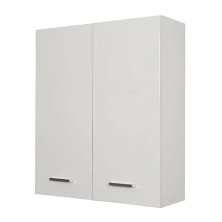 Pensile Bagno Sospeso Due Ante In Melaminico Bianco H.70Cm - L=60Cm H=71Cm P=22Cm - Sav