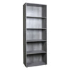 Libreria Linea 'Flow' 5 Ripiani - Cm.35 X 68 X H.200 Cemento - Composad