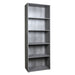 Libreria Linea 'Flow' 5 Ripiani - Cm.35 X 68 X H.200 Cemento - Composad