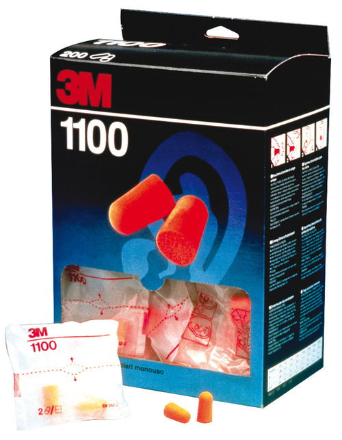 3M Tappi Auricolari Monouso 1100 Cf.200 Coppie