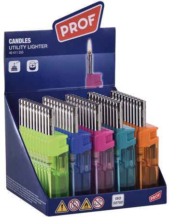 Accendigas Cobia Transparent Col. Assortiti 50.00 Pz