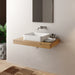 Mensolone Bagno Per Lavabo Da Appoggio 80Cm - Dim. Cm(Lxpxh):80X46X8 Aramo Light - Mob