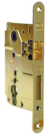 Agb Serratura Legno Centro Inf. 2M+S Art. B01024 E. Mm. 50 - F. Mm. 22 F/Ottonato