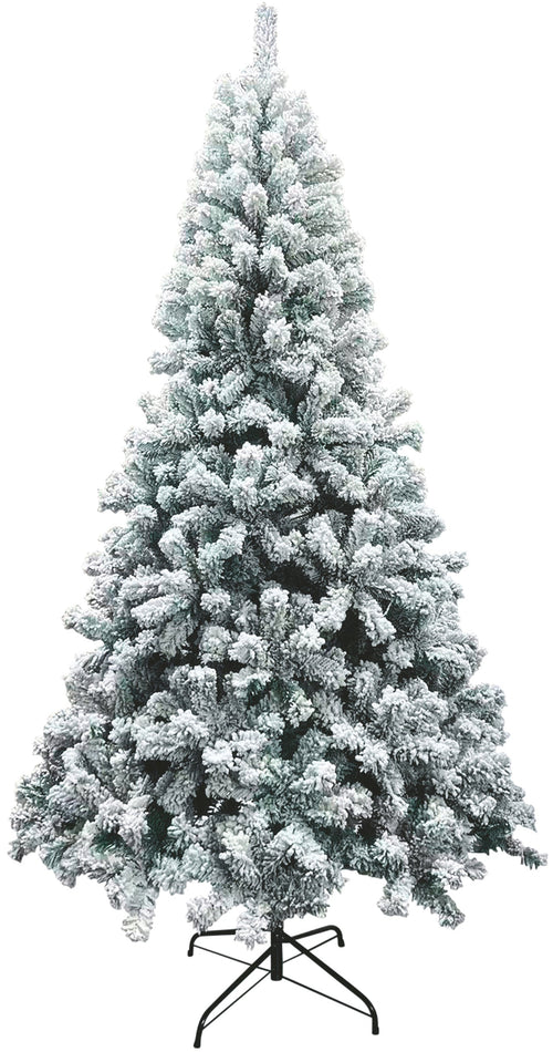Albero Di Natale Sestriere Innevato H. Cm. 210 - Base Ø Cm. 110 (1.000 Rami)