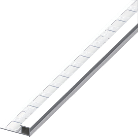 Alfer Profilo Quadrato Chiuso Jolly Alluminio Argento Cromato Mm. 10X2,5 Mt. 5.00 Pz