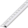 Alfer Profilo Quadrato Chiuso Jolly Alluminio Argento Satinato Mm. 12,5X2,5 Mt. 5.00 Pz