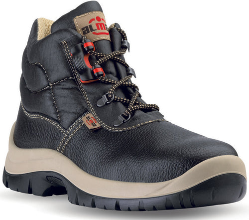 Almar Scarpe Antinfortunistica Alte S1P Tiempo Col. Nero Mis. 38