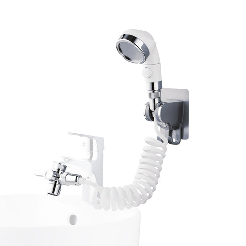 Set Doccetta In Abs Per Lavabo Da Bagno Modello Fast - Attacco Flessibile 1/2. Attacco Aeratore M22 - Aer