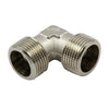 Raccordo Curvo Intermedio Maschio Maschio In Ottone Nichelato - 1/2 X 1/2 - Tim