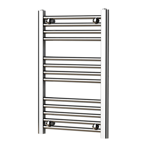 Radiatore Termoarredo Scaldasalviette Cromo Lucido Con Tubolari Ø25Mm Modello Elvia - Mm 1230X500 Watt.460 Int. 450 - Mam