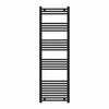 Radiatore Termoarredo Scaldasalviette Nero Opaco Con Tubolari Ø25Mm Modello Elvia - Mm 1512X500 Watt 738 Int.450 - Mam