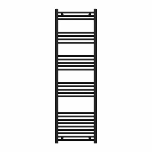 Radiatore Termoarredo Scaldasalviette Nero Opaco Con Tubolari Ø25Mm Modello Elvia - Mm 1512X500 Watt 738 Int.450 - Mam