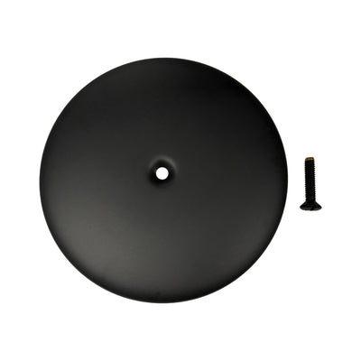 Piattello Per Pozzetto A Pavimento Nero Opaco - Ø150 Mm - Nero Opaca - Por