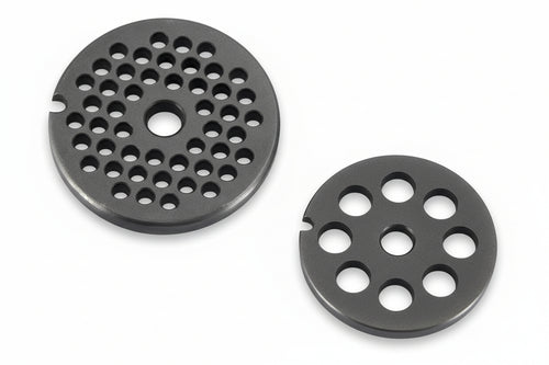 Piastre In Acciaio Temprato Per Tritacarne Manuali- - N°10/12 Foro Mm.18 - 1 Blister Reber