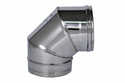 Gomito A 90 ° Acciaio Inox Aisi 304 Monoparete Spessore Mm.05- - Ee ¸ Mm.250 -