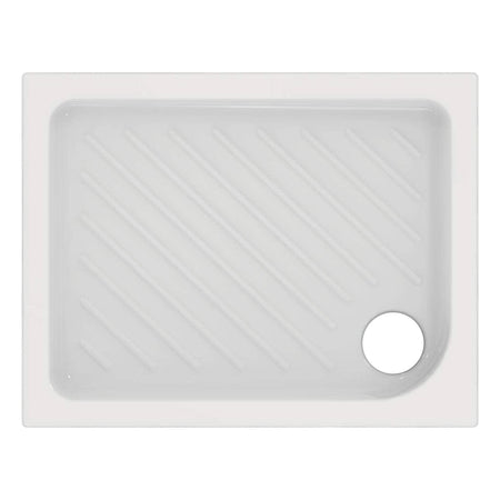 Piatto Doccia Rettangolare In Ceramica Modello Gemma 2 H.7 - Cm 80X100 - Cei