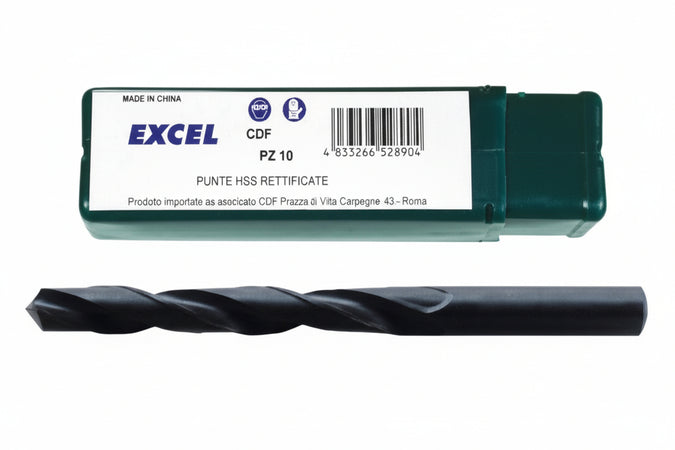 Punte Hss Rettificate Normali- - Ø Mm.4 - 10 Pezzi Excel