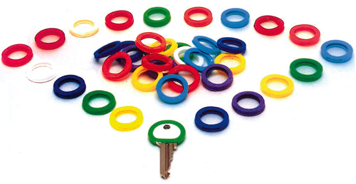 Anellino Segnachiave Copritesta 200 Pz. Col.Assortiti