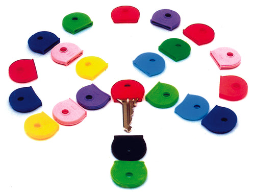 Anellino Segnachiave Copritesta 200 Pz. Tipo Pesante Col.Assortiti